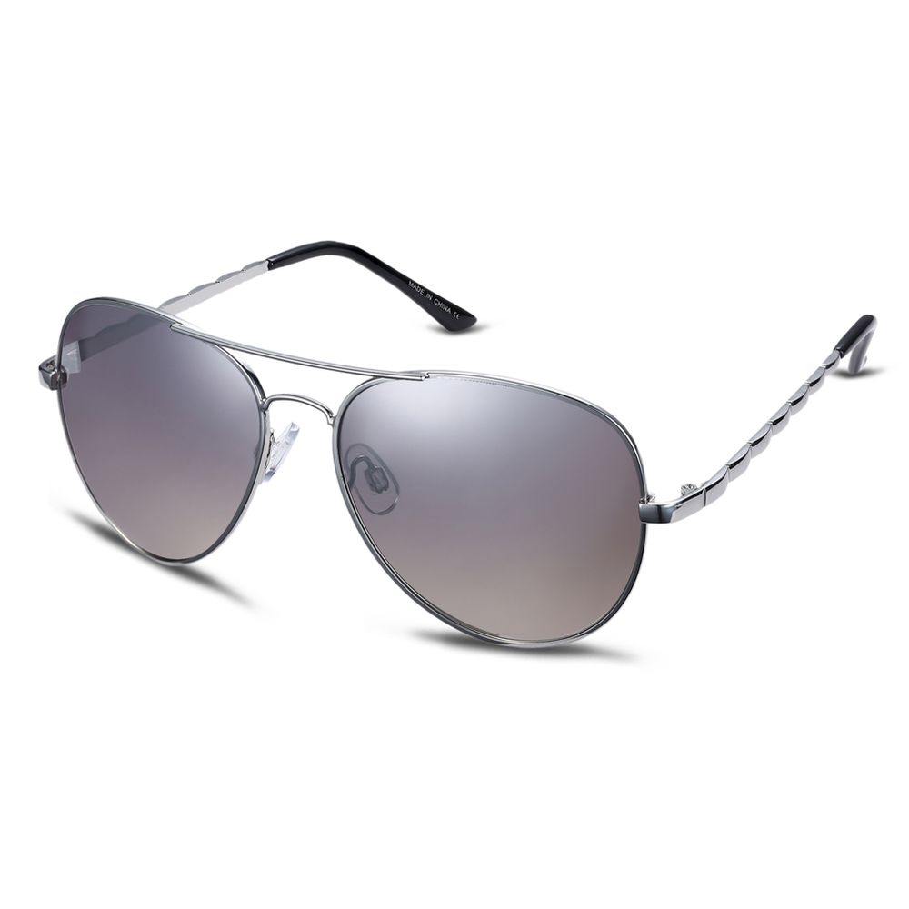 Lentes de Sol para Hombre Luzsa Male Plateado Mercurio Blanco ZL001 Oechsle Oechsle