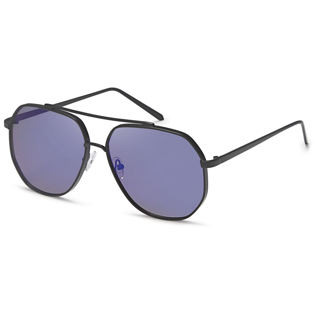 Lentes de Sol para Hombre Luzsa Biskek Negro Azul VS12003PX
