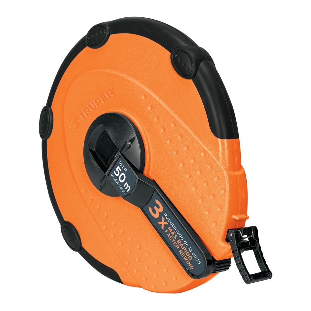 Wincha de fibra de vidrio Carcasa Plastica 50 Metros Truper 12640 - Oechsle