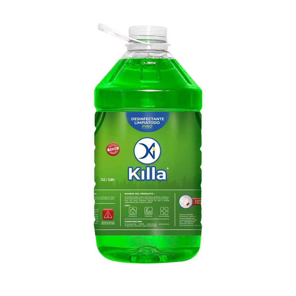 Limpia Todo Desinfectante Pino Killa Galón