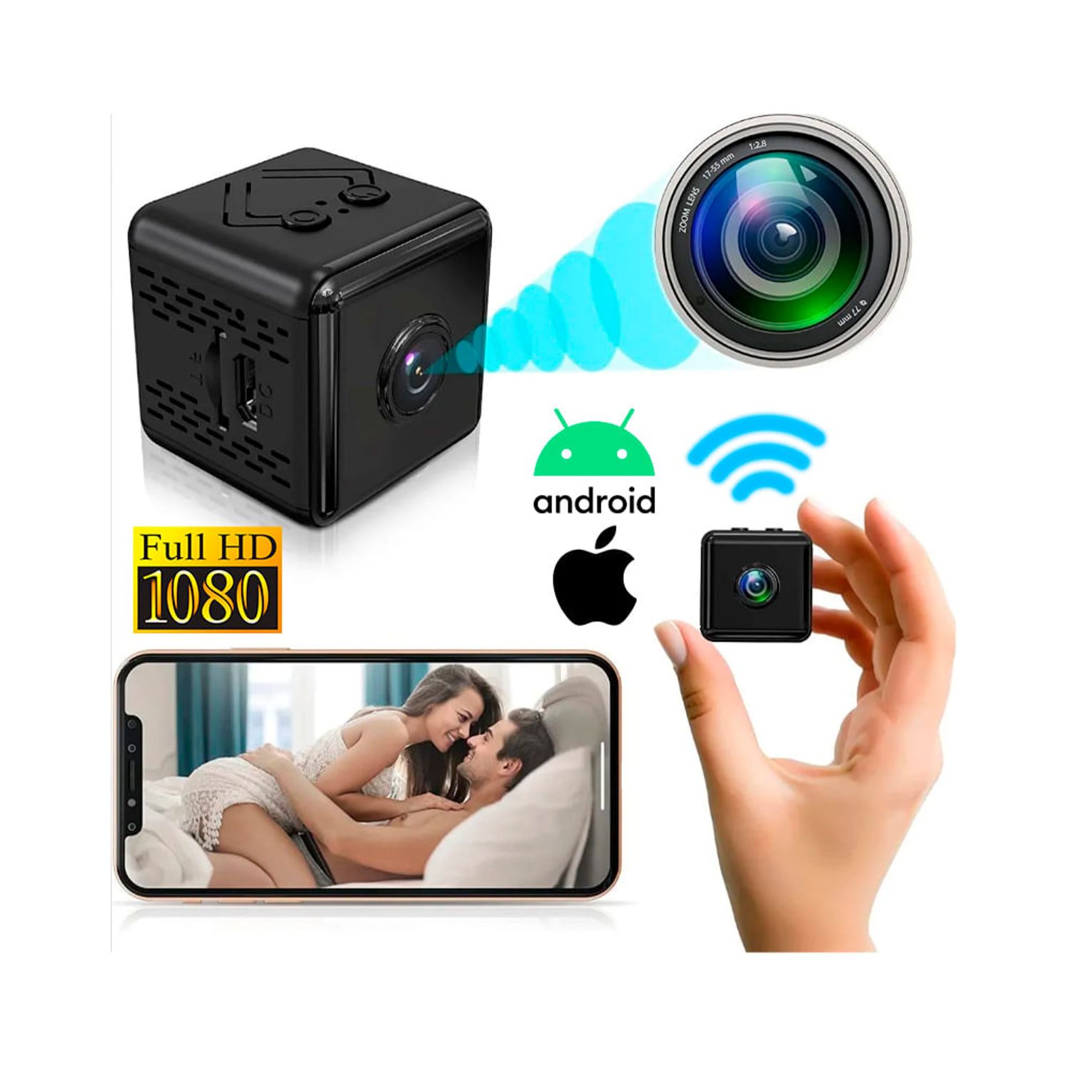 religión Manía minusválido Camara Espia Wifi HD Mini cámara ip espía Seguridad - Vision Nocturna |  Oechsle - Oechsle