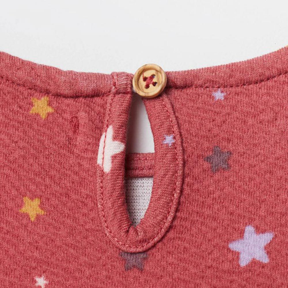 Araña de tela en embudo Excavación Política Vestido Sfera Niña Jacquard Estrellas Rosa Medio | Oechsle.pe - Oechsle