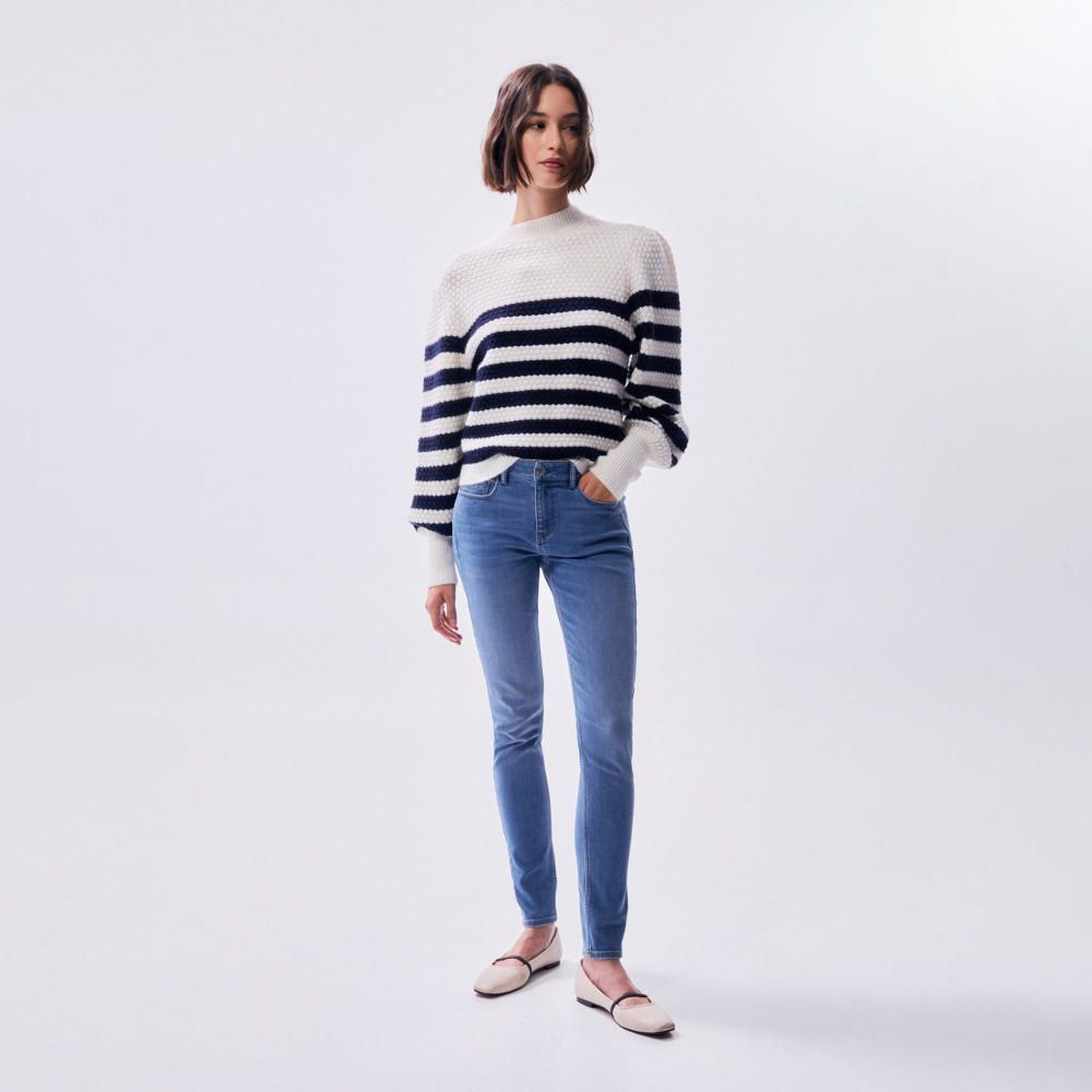 Jeans Sfera Mujer Ultraslim Super Skinny Medium Blue | Oechsle