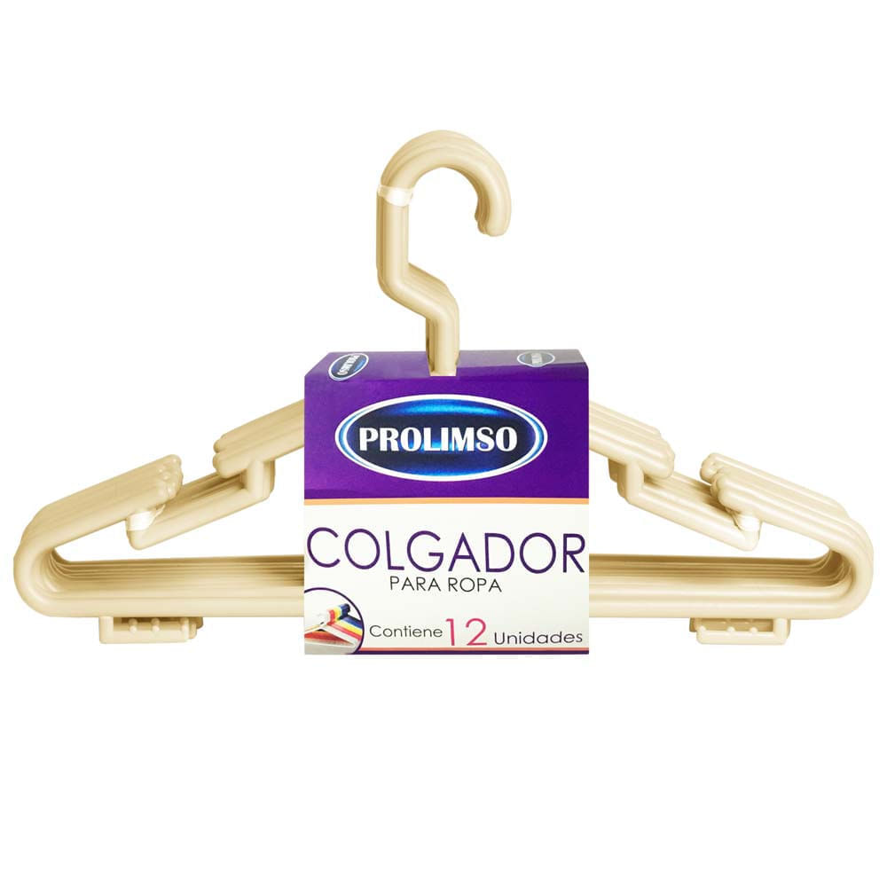 Colgadores PROLIMSO Clásicos Paquete 12un