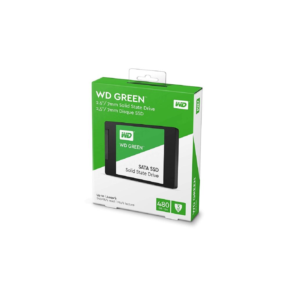 SSD Disco Duro Solido de 480gb WD GREEN 2.5"" 7mm SATA 6 Gbs
