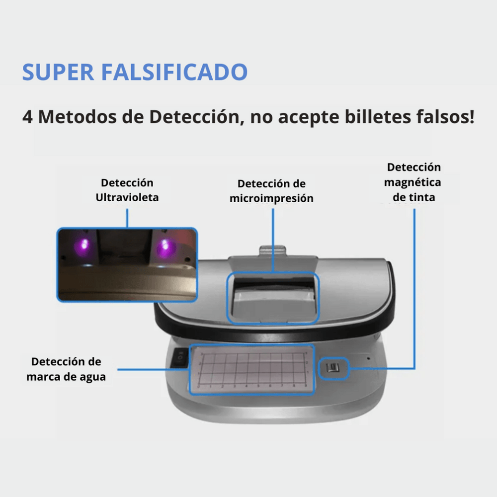 DETECTOR DE BILLETES FALSOS DL-01