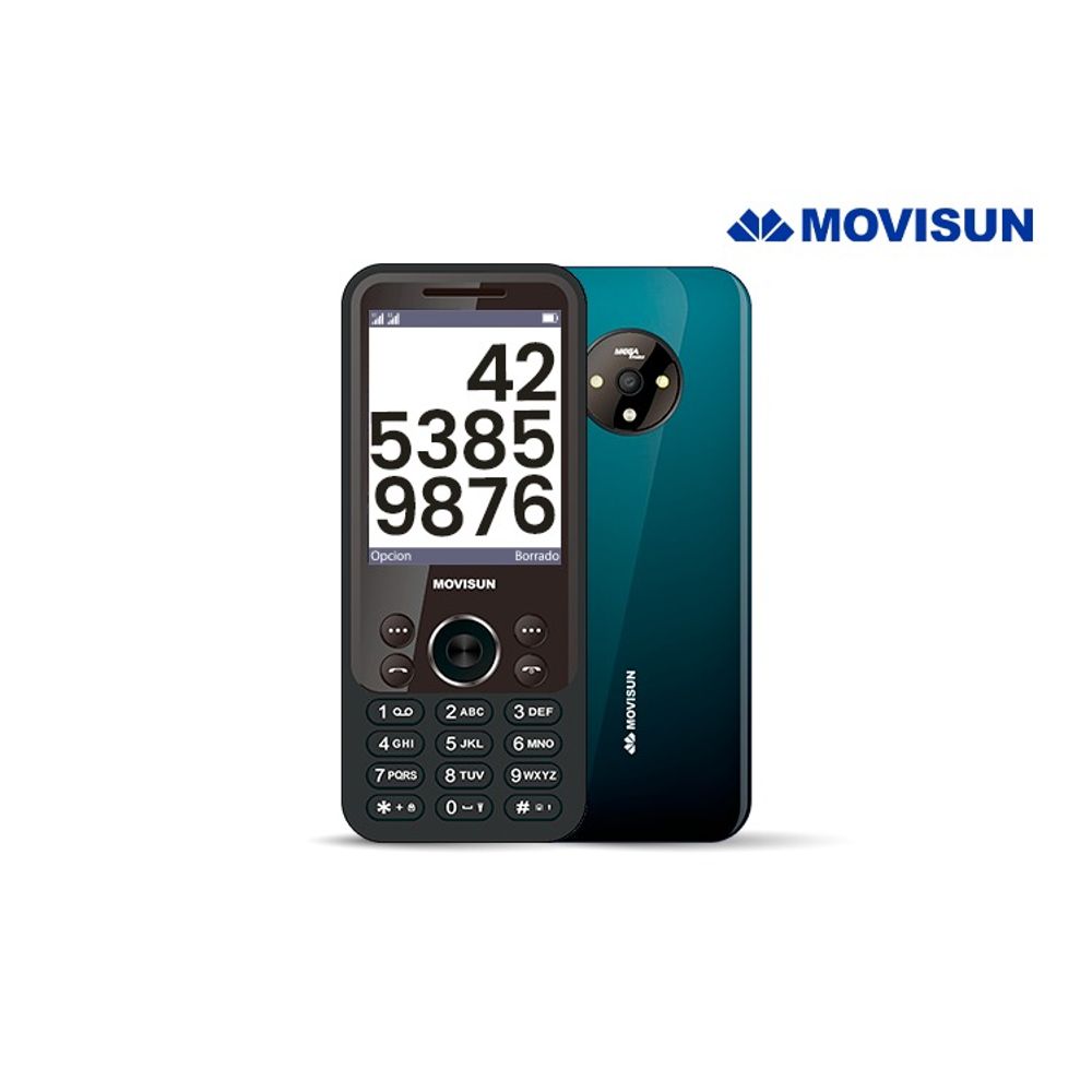 Celular Básico 3G Movisun APLO K31 Dual SIM Verde