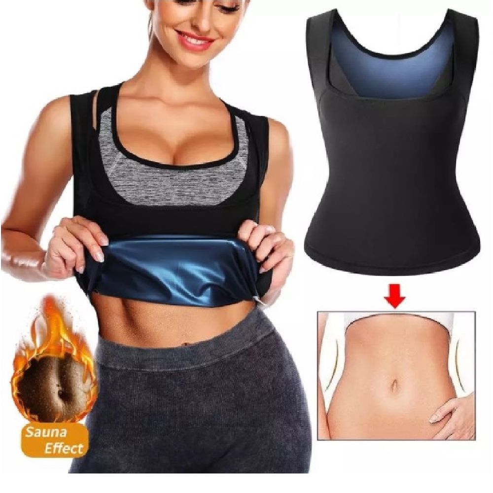 Faja Osmiotica Sauna Moldeador de Cintura Mujer Sweat Shaper L/XL