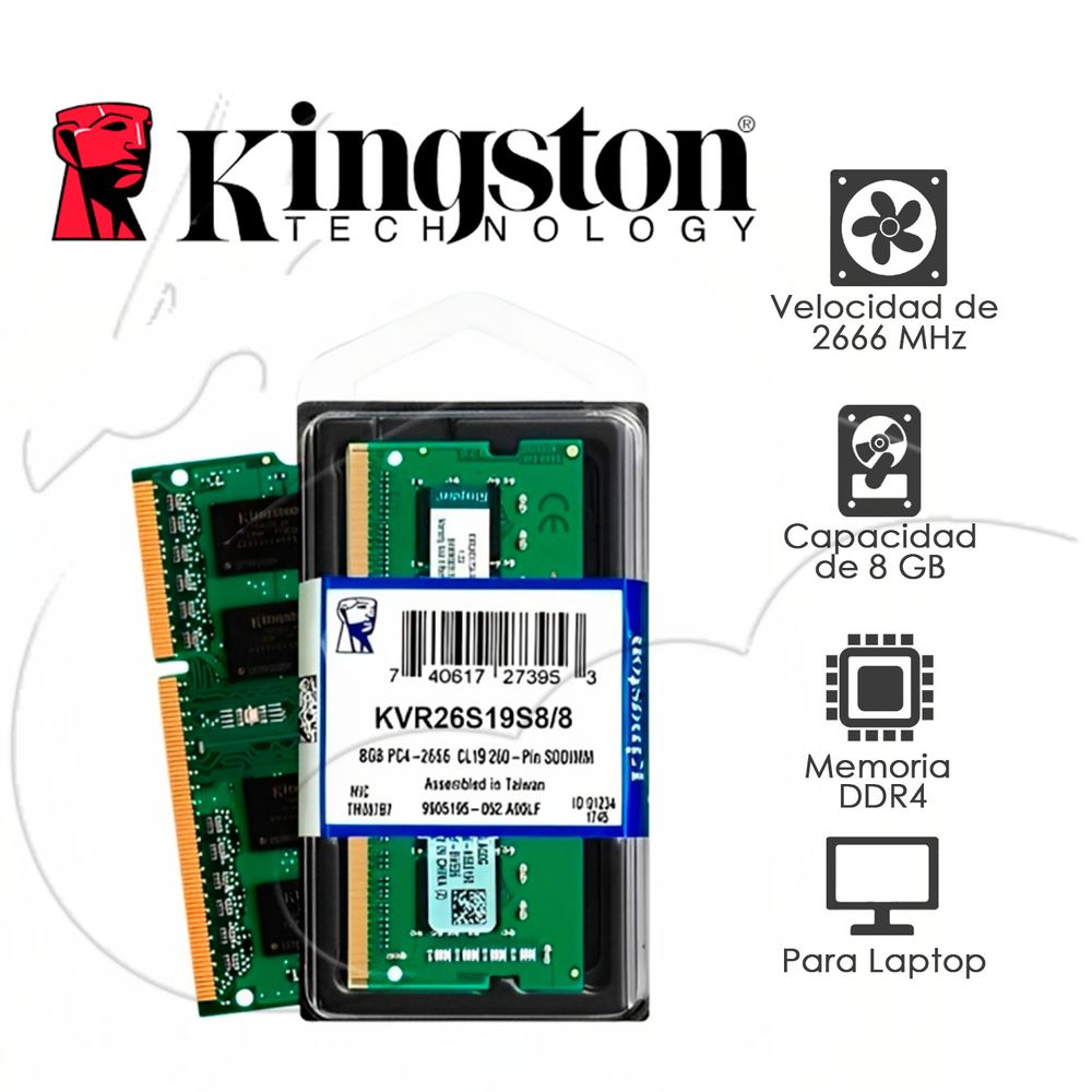Kingston DDR4 2666 MHz 8GB