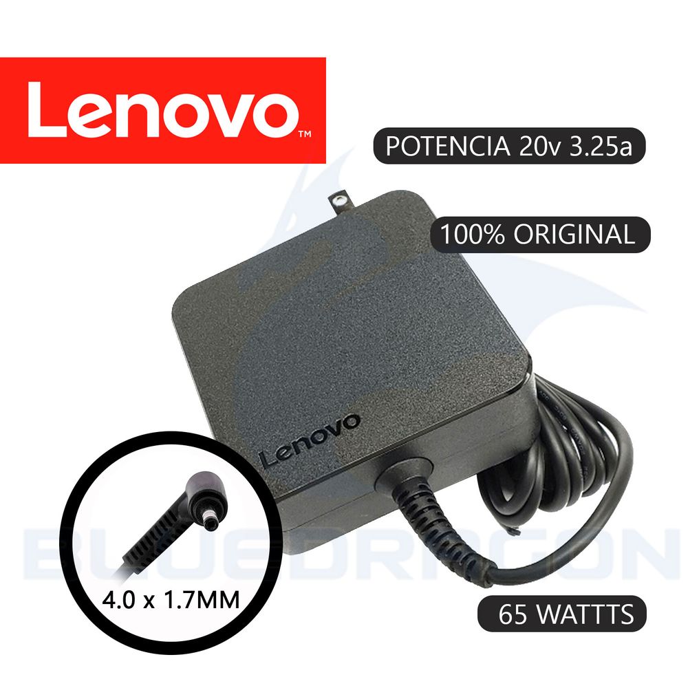 Cargador Lenovo ideapad 20v 3.25a 65w