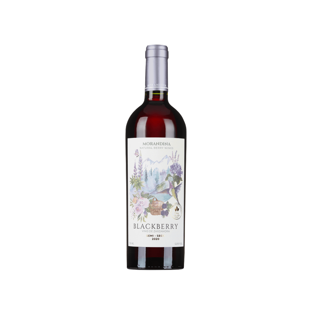 Blackberry Vino Tinto de Zarzamora Semi Seco Bot 375 ml