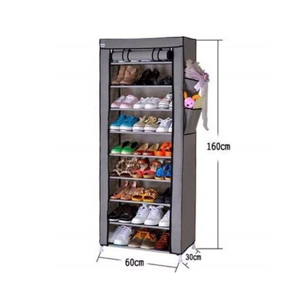 Organizador de Zapatos Armable Zapatera de 9 niveles Con Funda Color Neutro | Oechsle - Oechsle