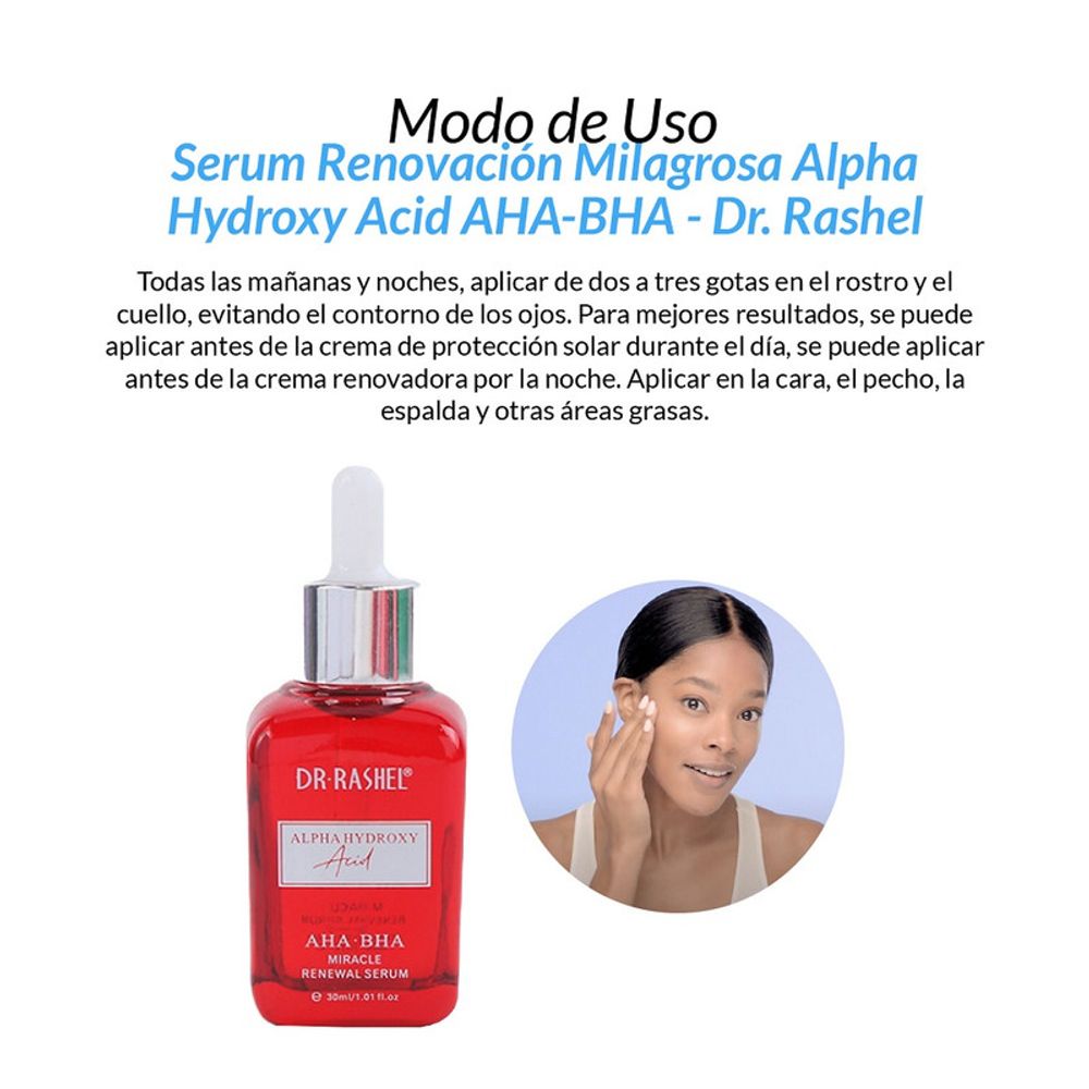 Crema And Serum Rejuvenecimiento Alpha Hydroxy Acid Aha Bha Dr Rashel Oechsle Oechsle 8423