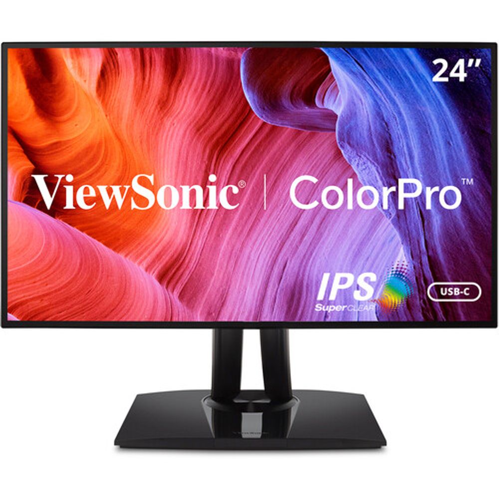 ViewSonic VP2468a Monitor IPS 16:9 de 23,8&quot; con conexión USB tipo C