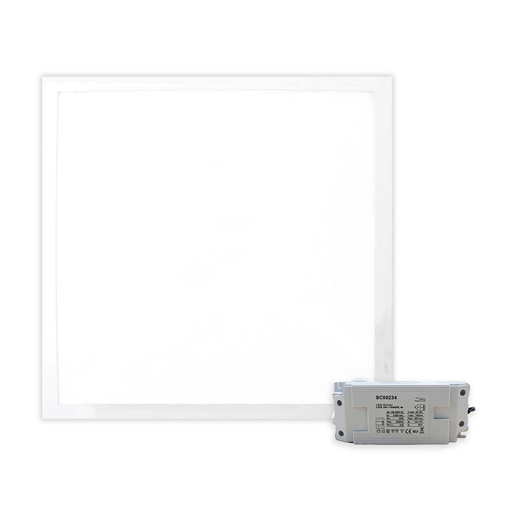 Panel LED Leviton 34W 60x60cm Blanco de Aluminio/Policarbonato