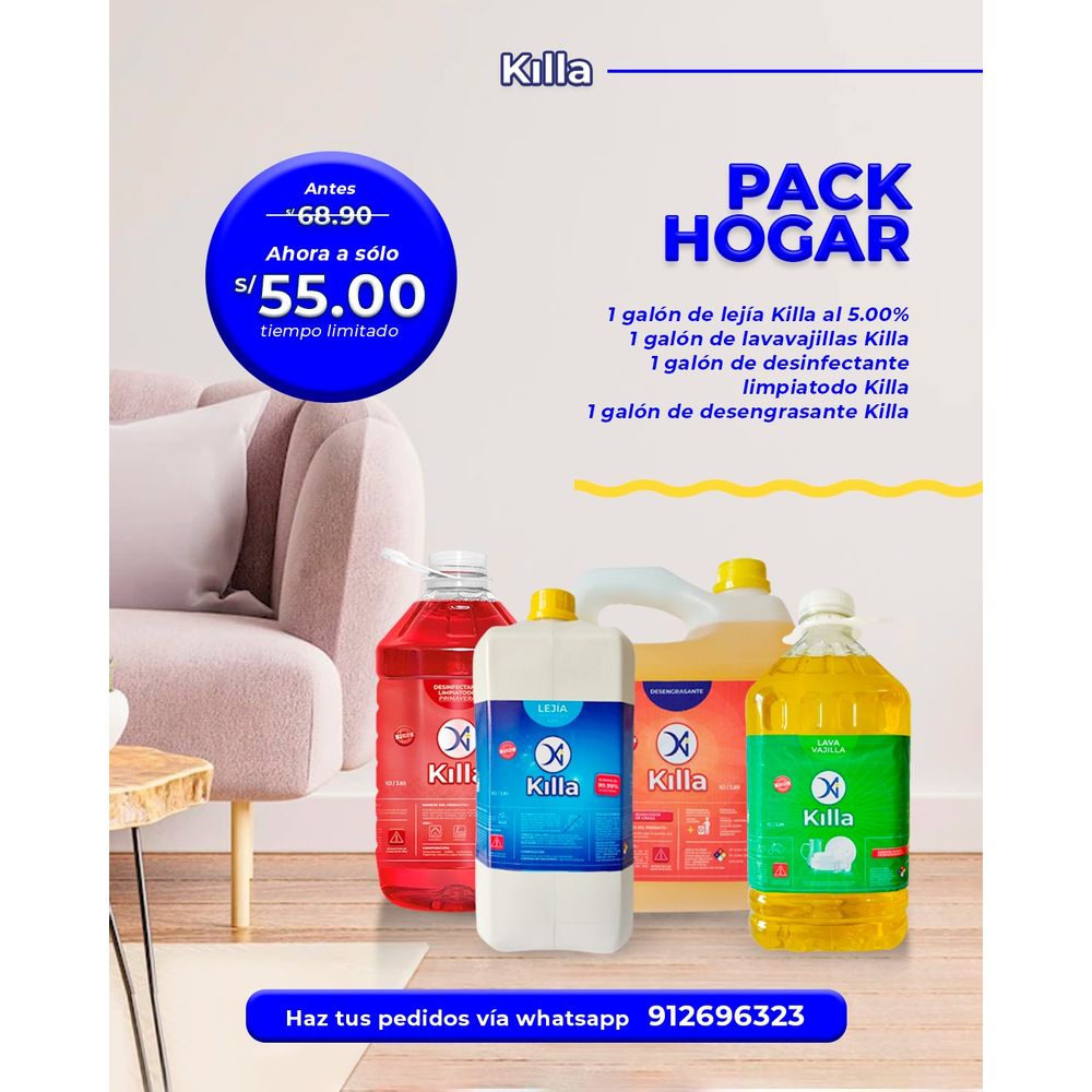 Pack Hogar Killa