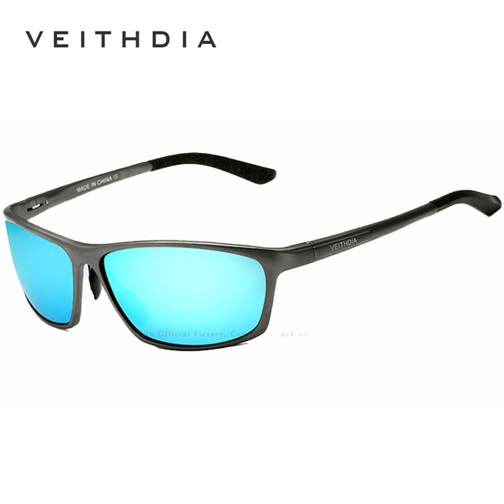 Lentes de Sol VEITHDIA Racer - Polarizados - UV400 - Celeste