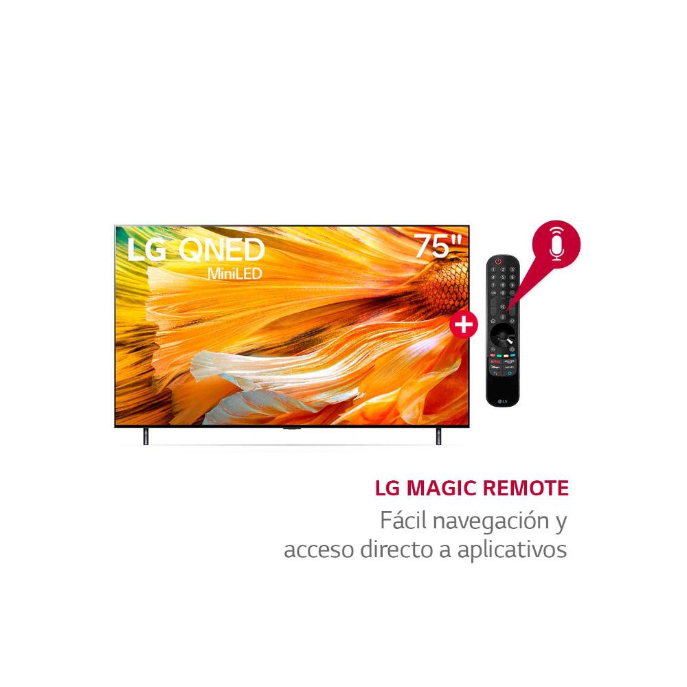 Televisor LG 75 Pulgadas LED Uhd-4K Smart TV 75QNED90S