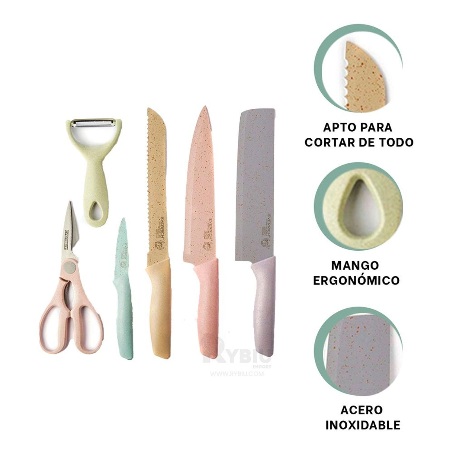 SET CUCHILLOS DE COCINA– Scalpers