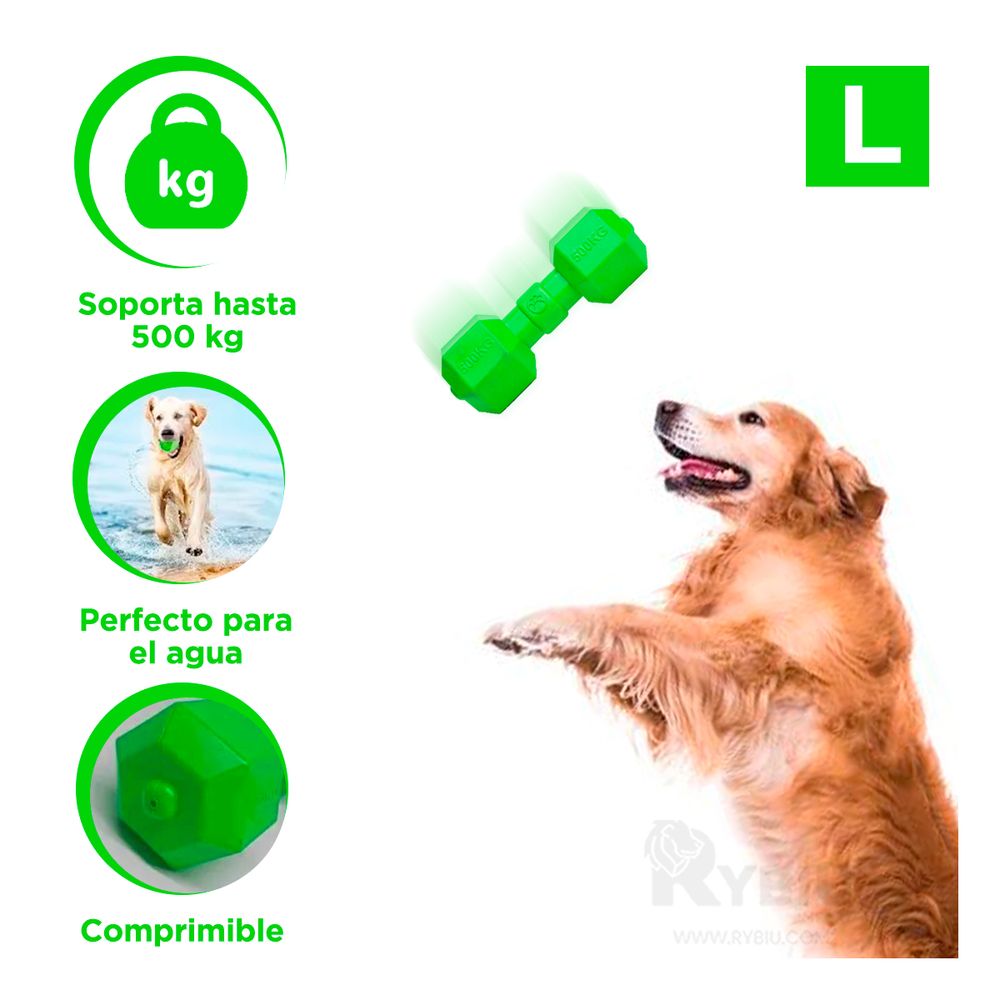 Pelota Interactiva para Perros Color Verde I Oechsle - Oechsle