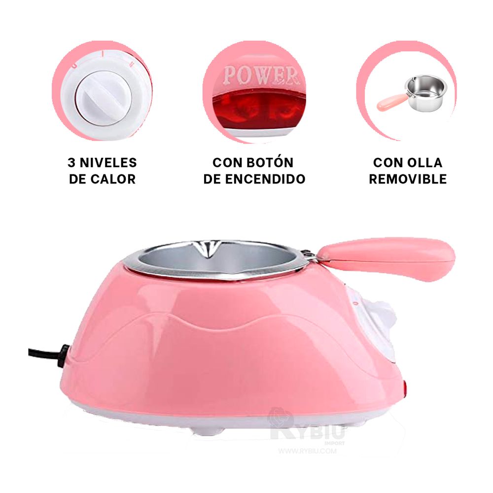 Electrica Maquina Rosado con Moldes Chocolatera