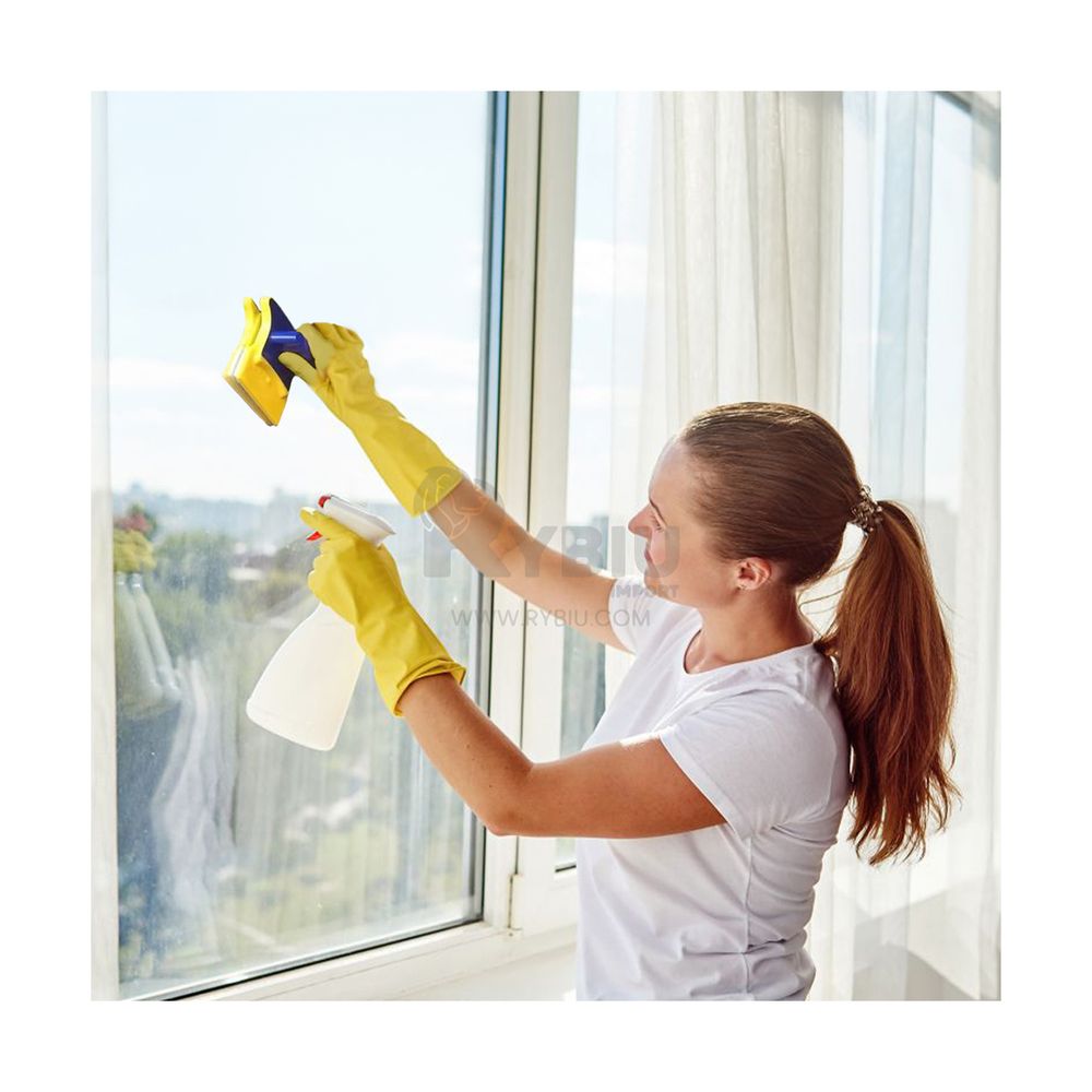 Limpiador de ventanas magnético, color blanco