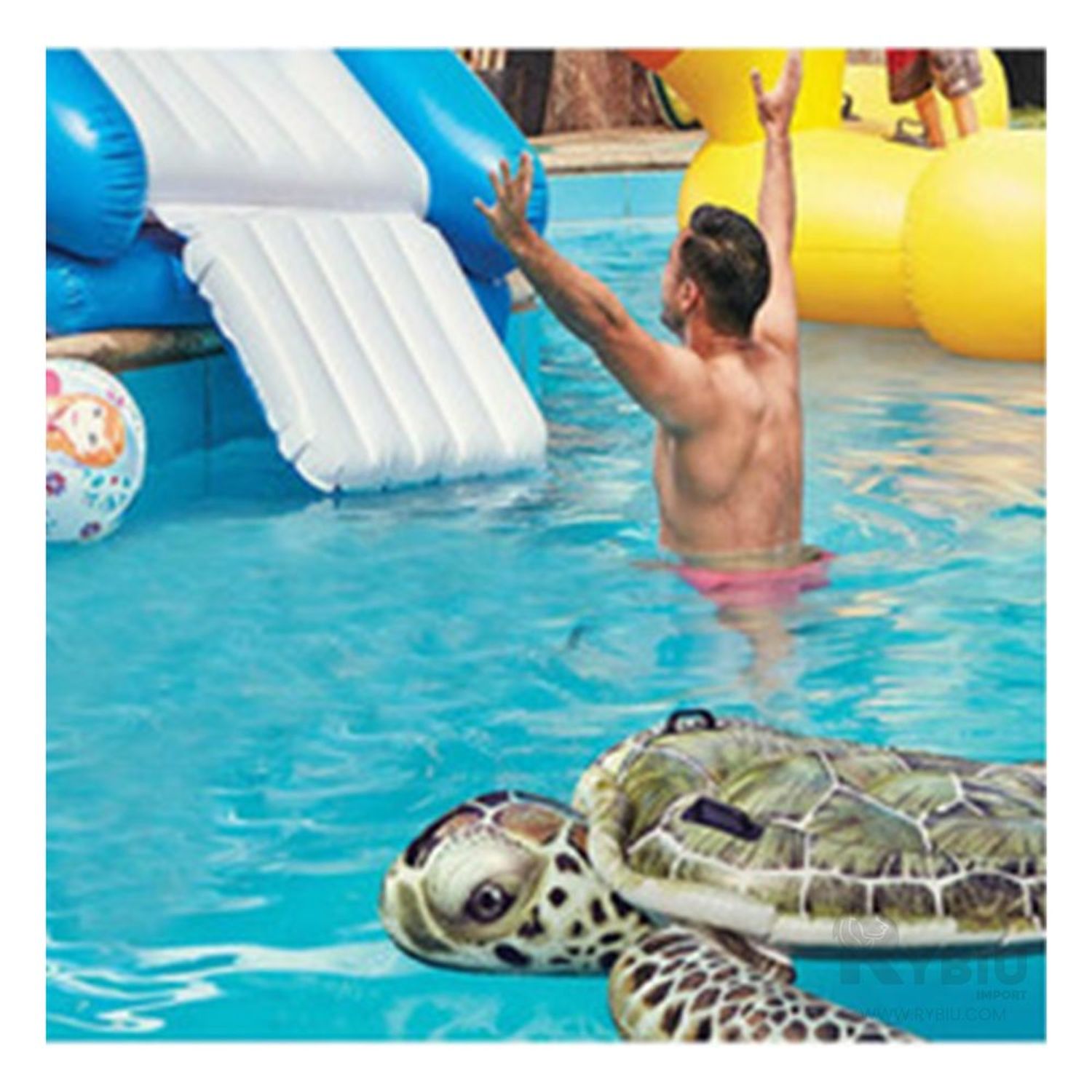 Compre Baño Bebé Tortuga Baño Natación Flotador Bebé Tortuga