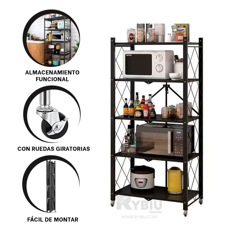 Estante organizador para Cocina Minimalista Figa 76cm