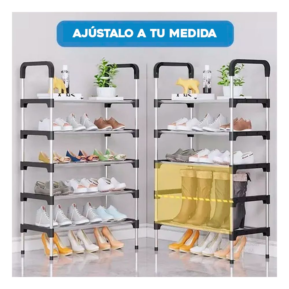 Zapatera de Metal Colgante Organizador para Puerta 10 Niveles I Oechsle -  Oechsle