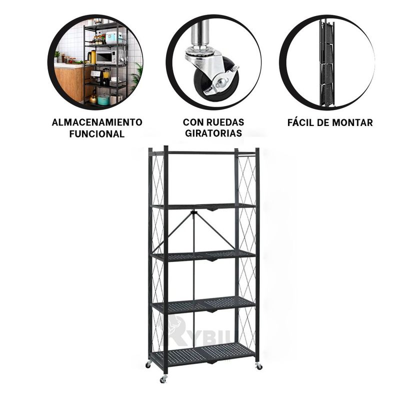 Estante organizador para Cocina Minimalista Figa 76cm