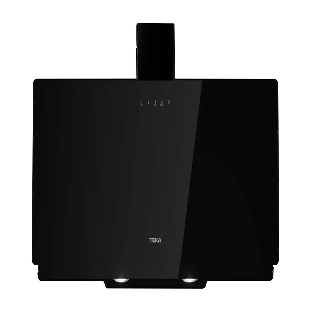 Campana Extractora Decorativa 60cm Teka DVN 67050 Acero Inoxidable/Vidrio Negro