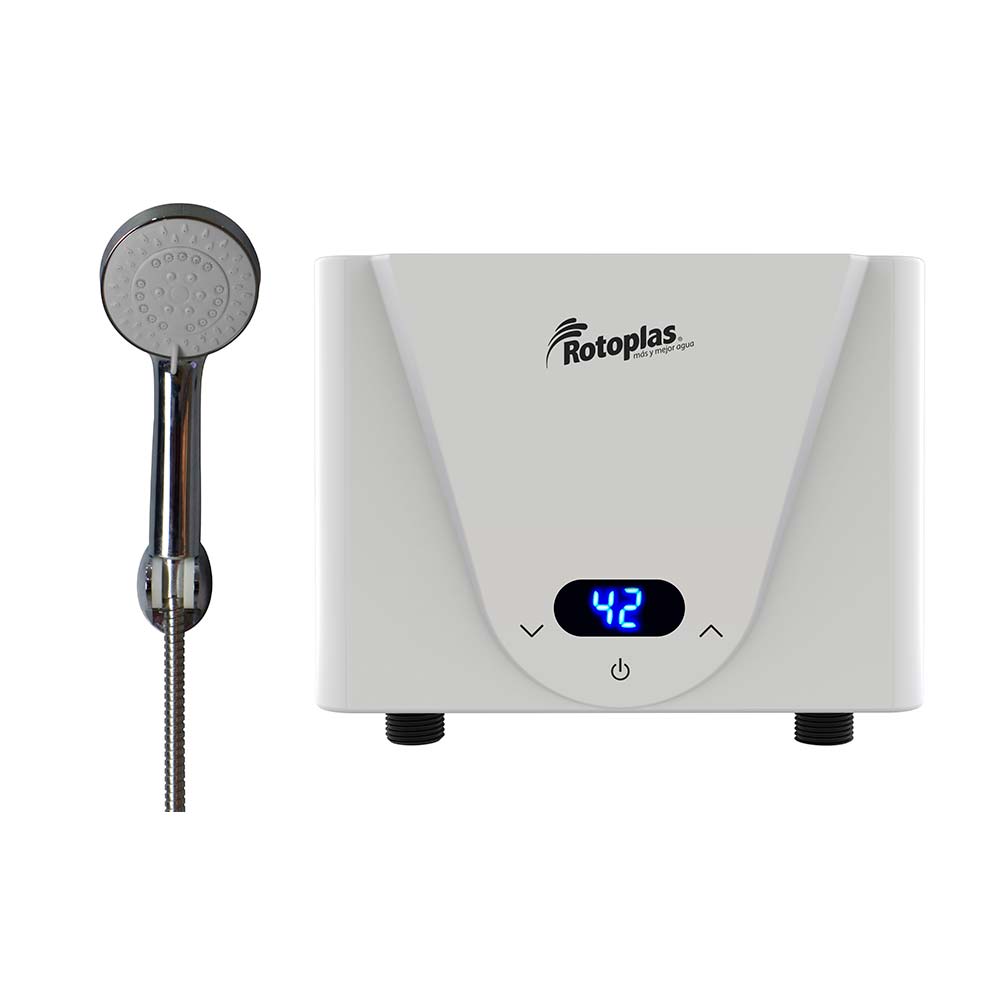 Rapiducha Eléctrica Rotoplas Digital Max 5500W Gris