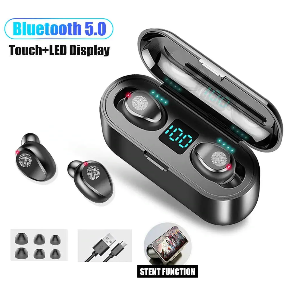 F9 tws 2024 bluetooth 5.0 español