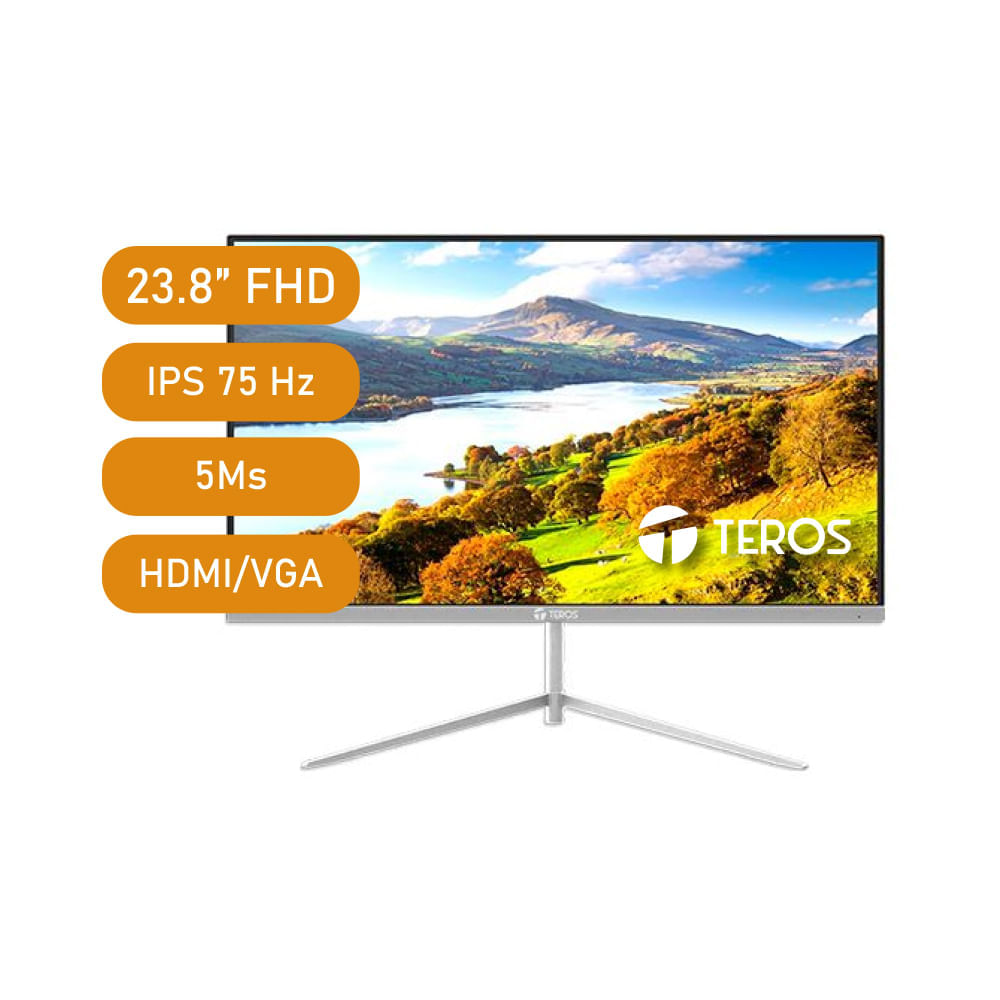 MONITOR TEROS TE-3130 23.8"" IPS 1920X1080 FULL HD HDMI VGA 5 MS 75 HZ