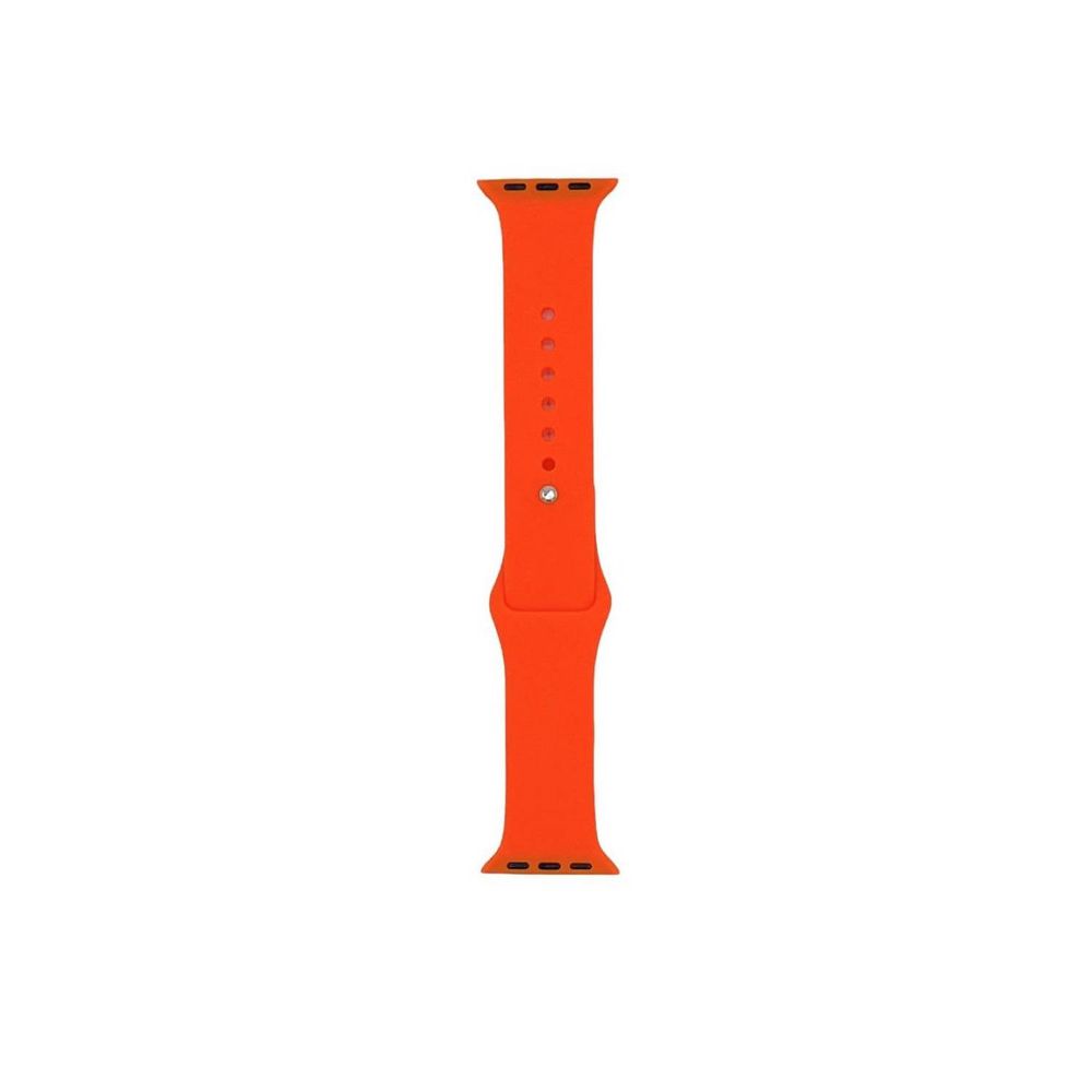 Correa de silicona compatible con Apple watch Naranja 38/40/41 mm S/M