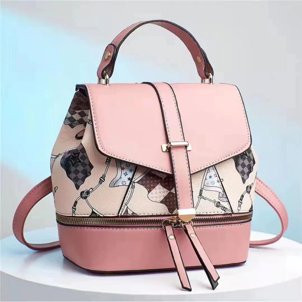 Mochila de Lujo Dama Larousse Rosa