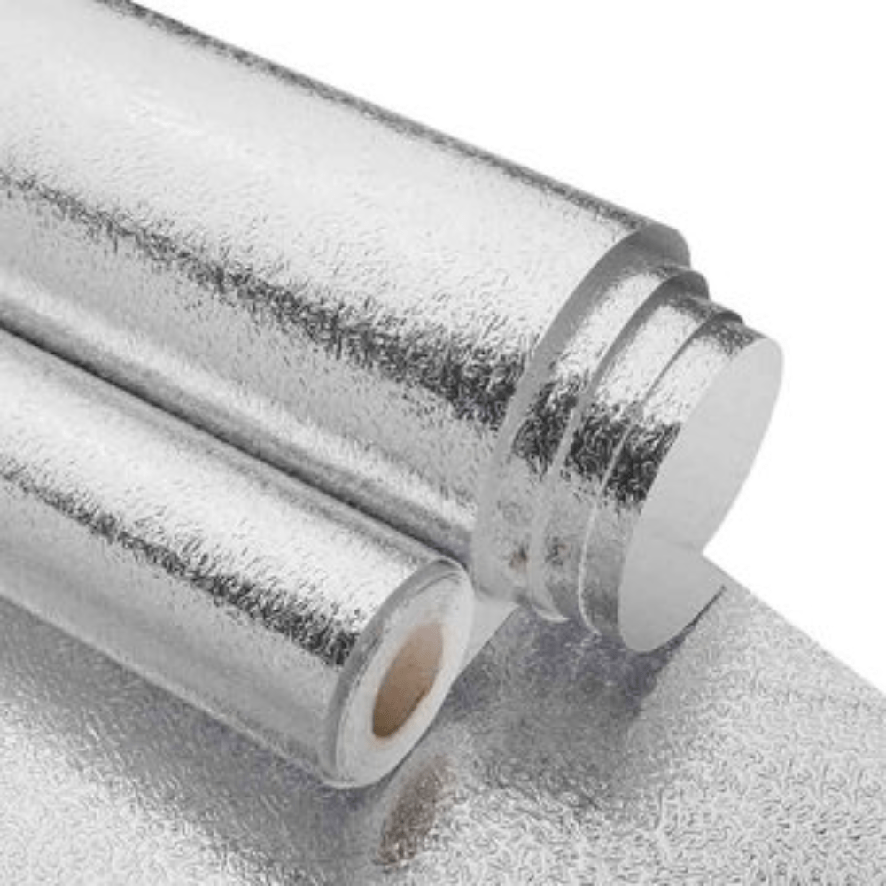 Pegatina de pared multifuncional para cocina, papel de aluminio impermeable