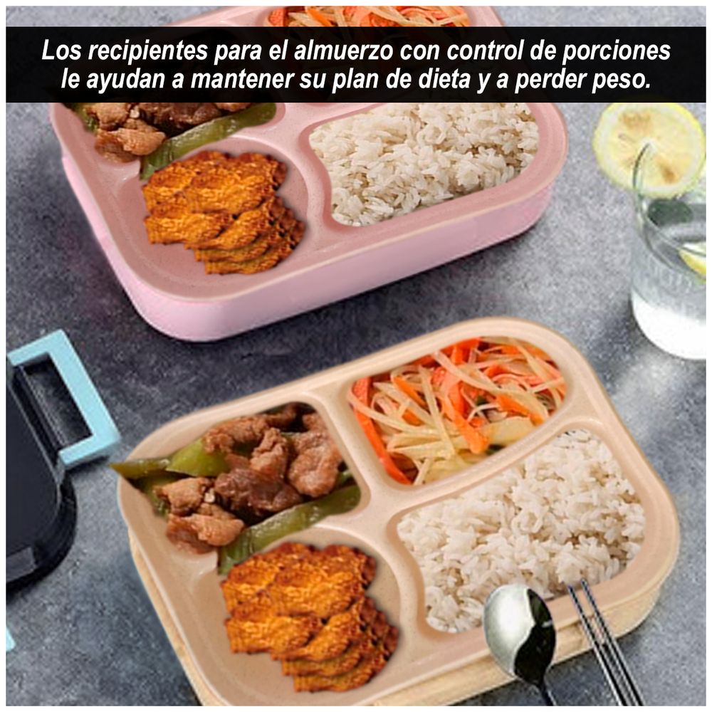 Taper con divisiones tipo Bento Box