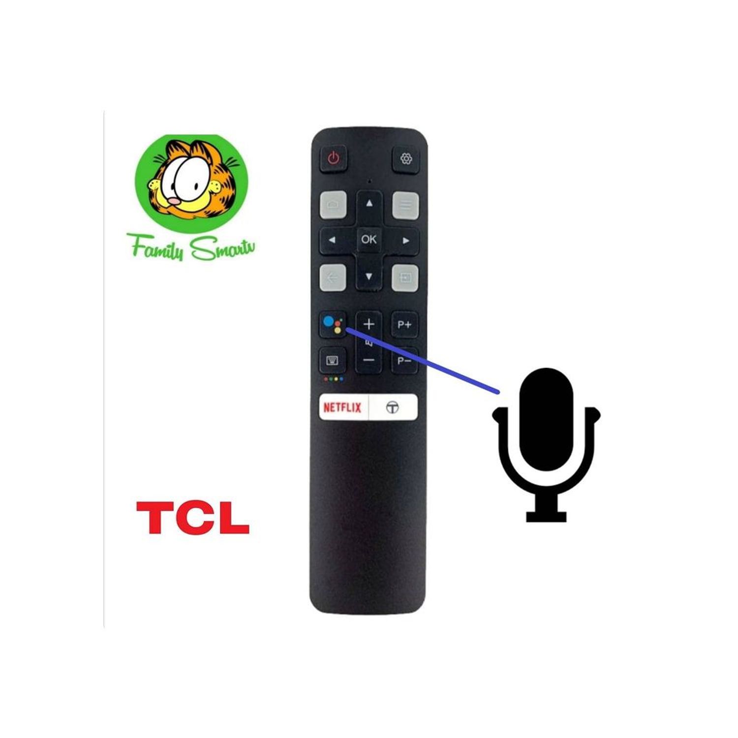 Control Remoto Para Tcl con comando de voz Original TCL