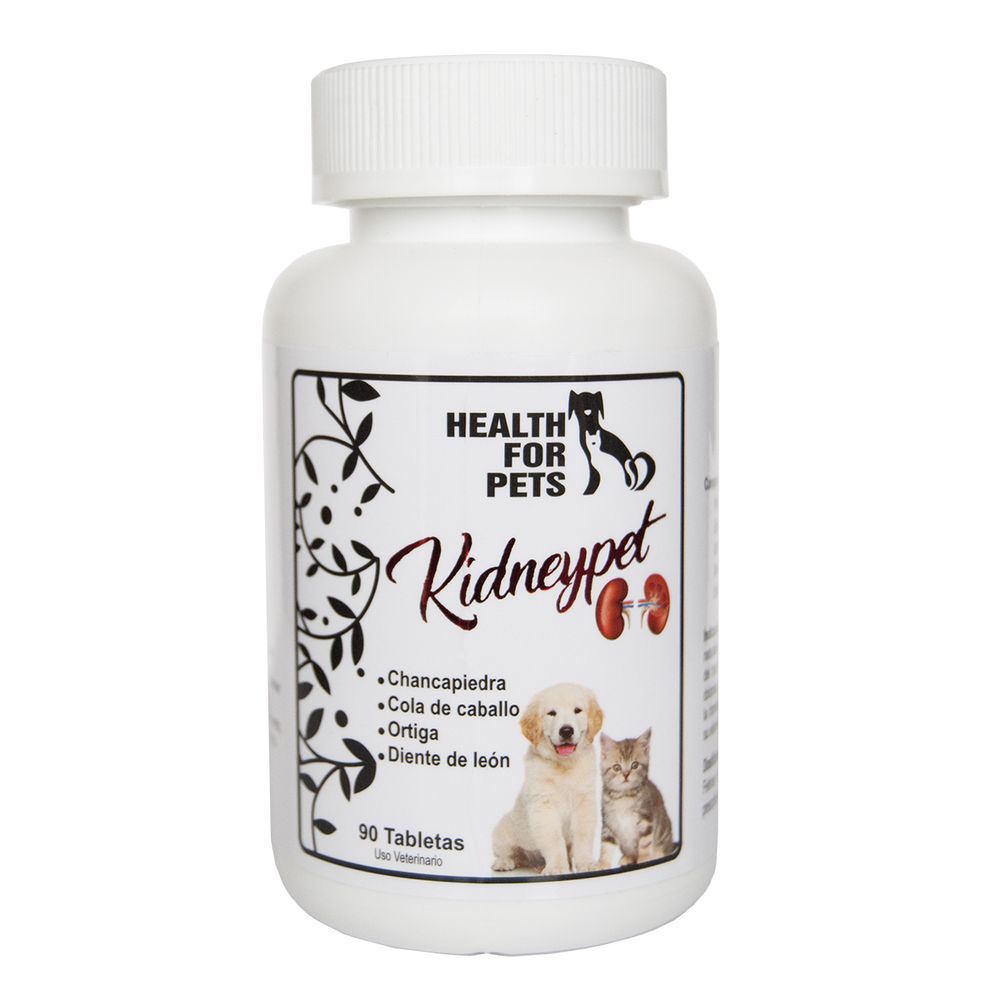 Medicamento para Mascotas Health For Pets Kidneypet Analgesico Urinario 90 Tabletas