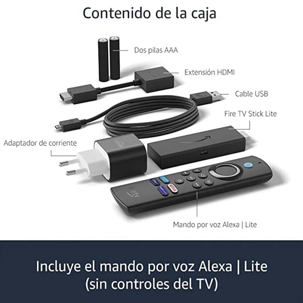 Convertidor a Smart Tv  Fire Stick Lite