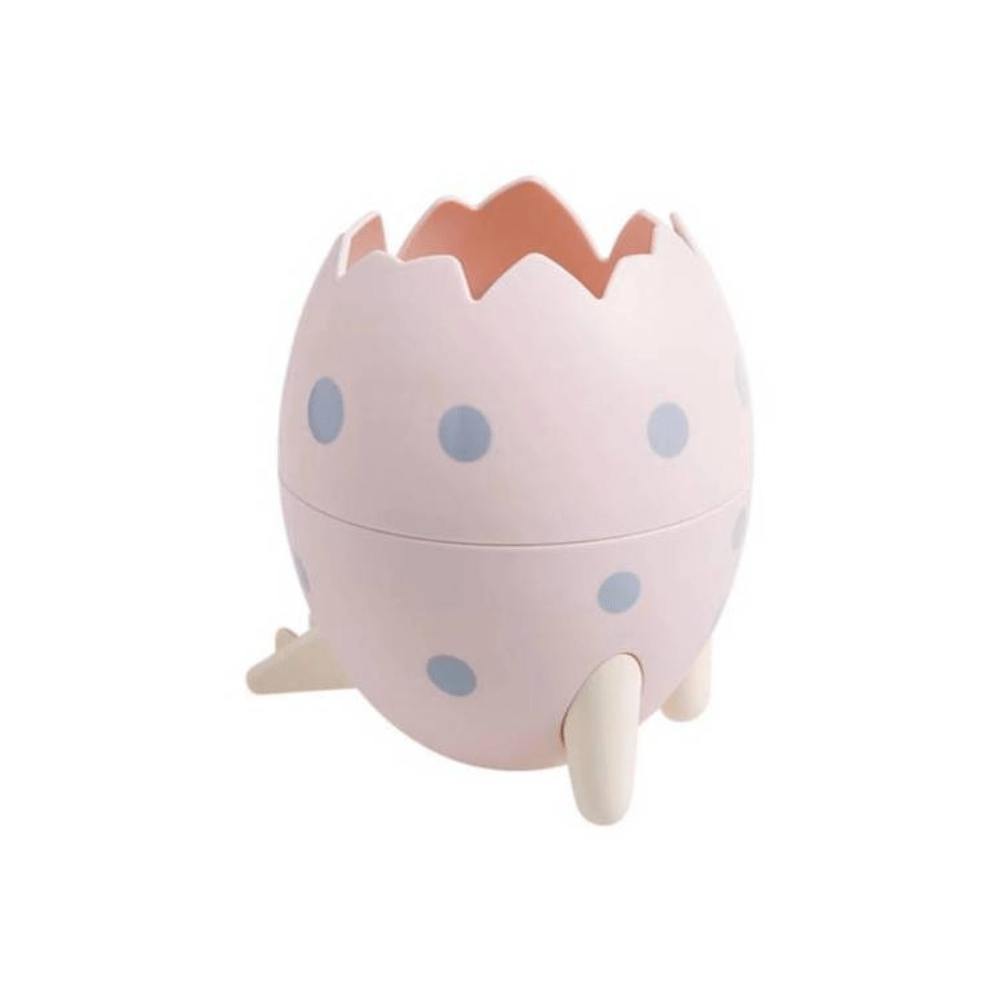 Porta Lapicero Huevo de Dinosaurio Rosado