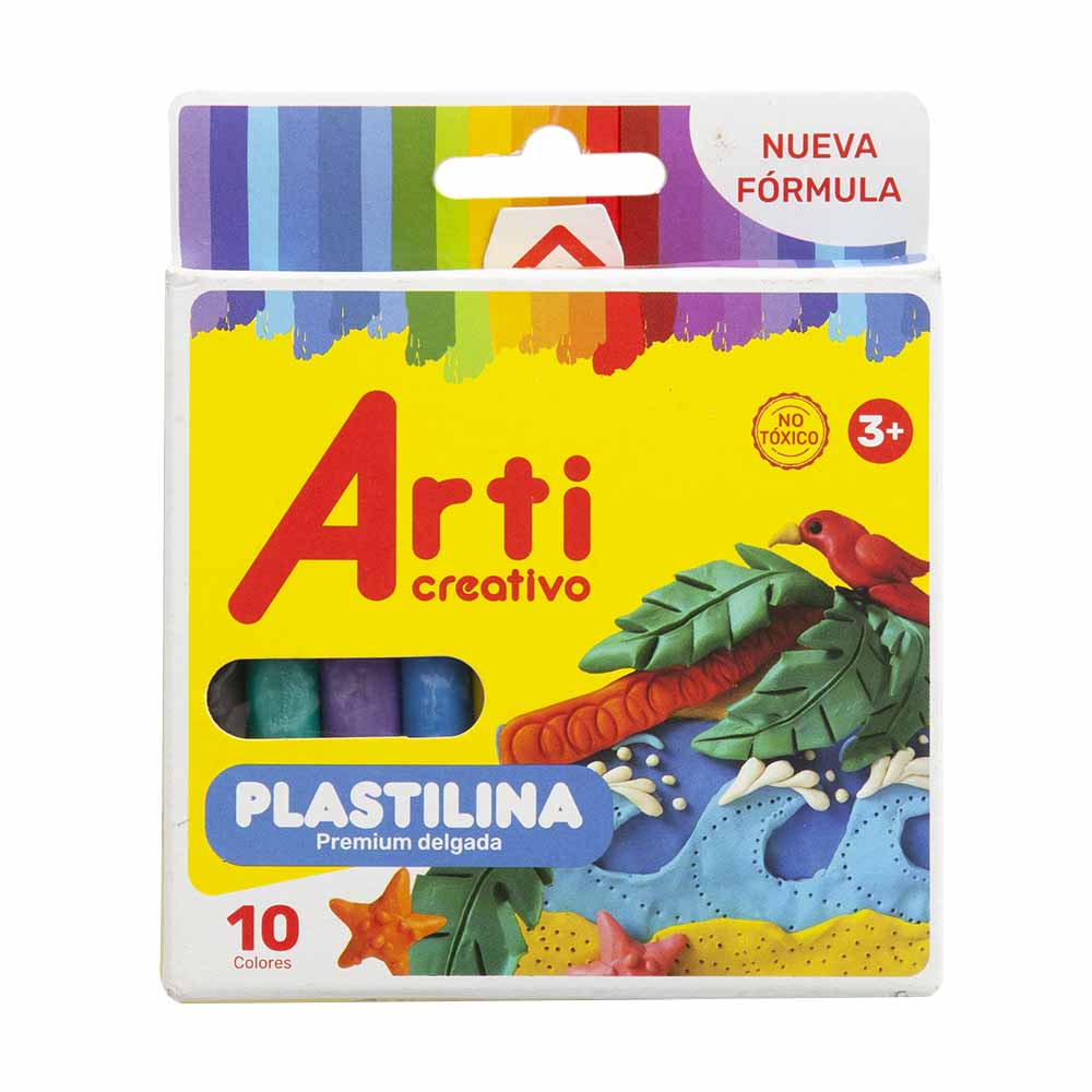 Plastilina y herramientas Arti Creativo de 7 colores