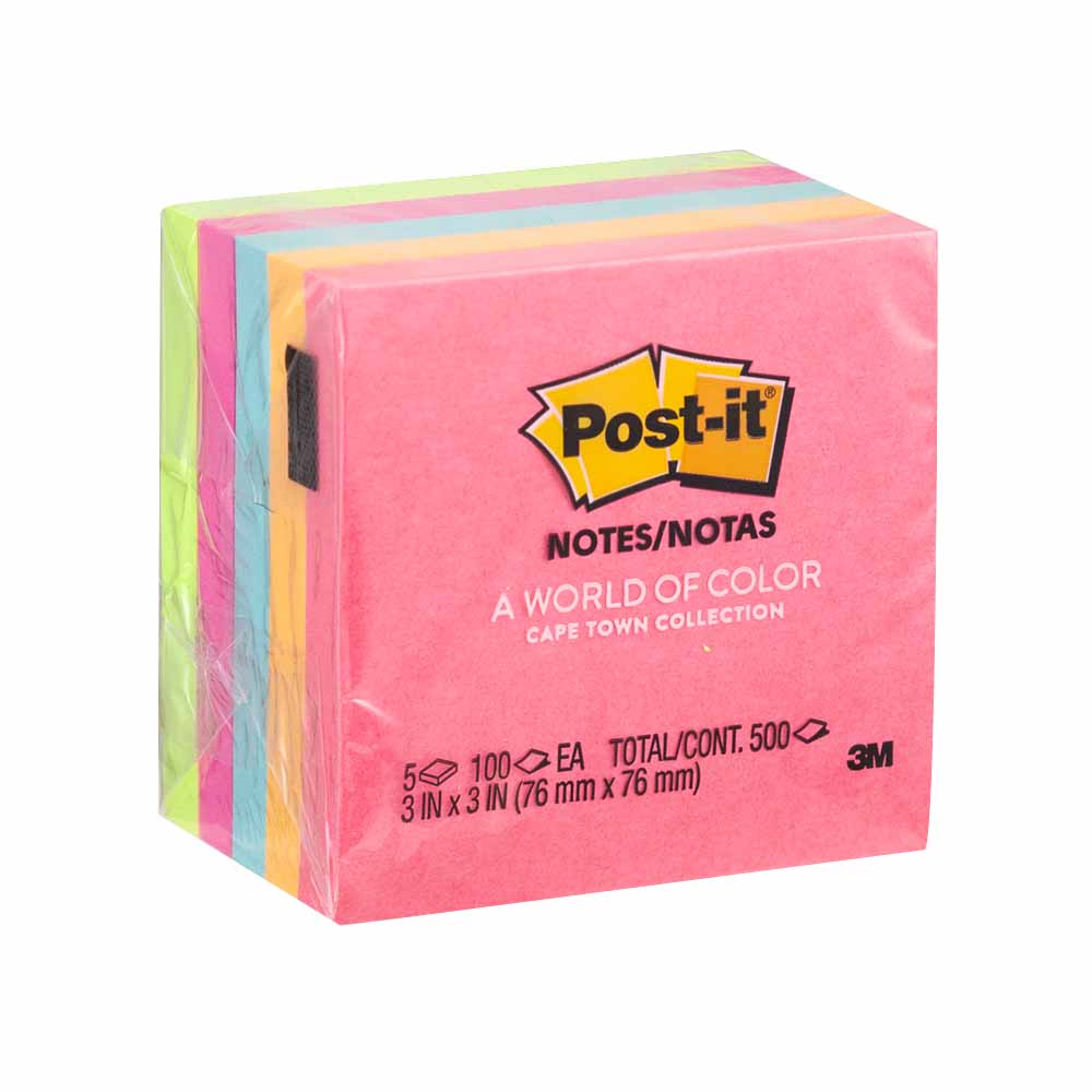 Notas POST IT 654 5PK Ne n 3X3 500un Oechsle notas-post-it-654-5pk-ne-n-3x3-500un-oechsle