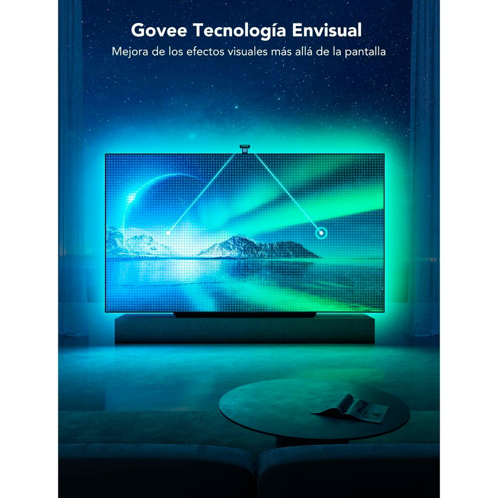 Tira Led Ambilight para Tv Govee T2 Envisual Con Cámara Dual Compatible con  Alexa y Google Home