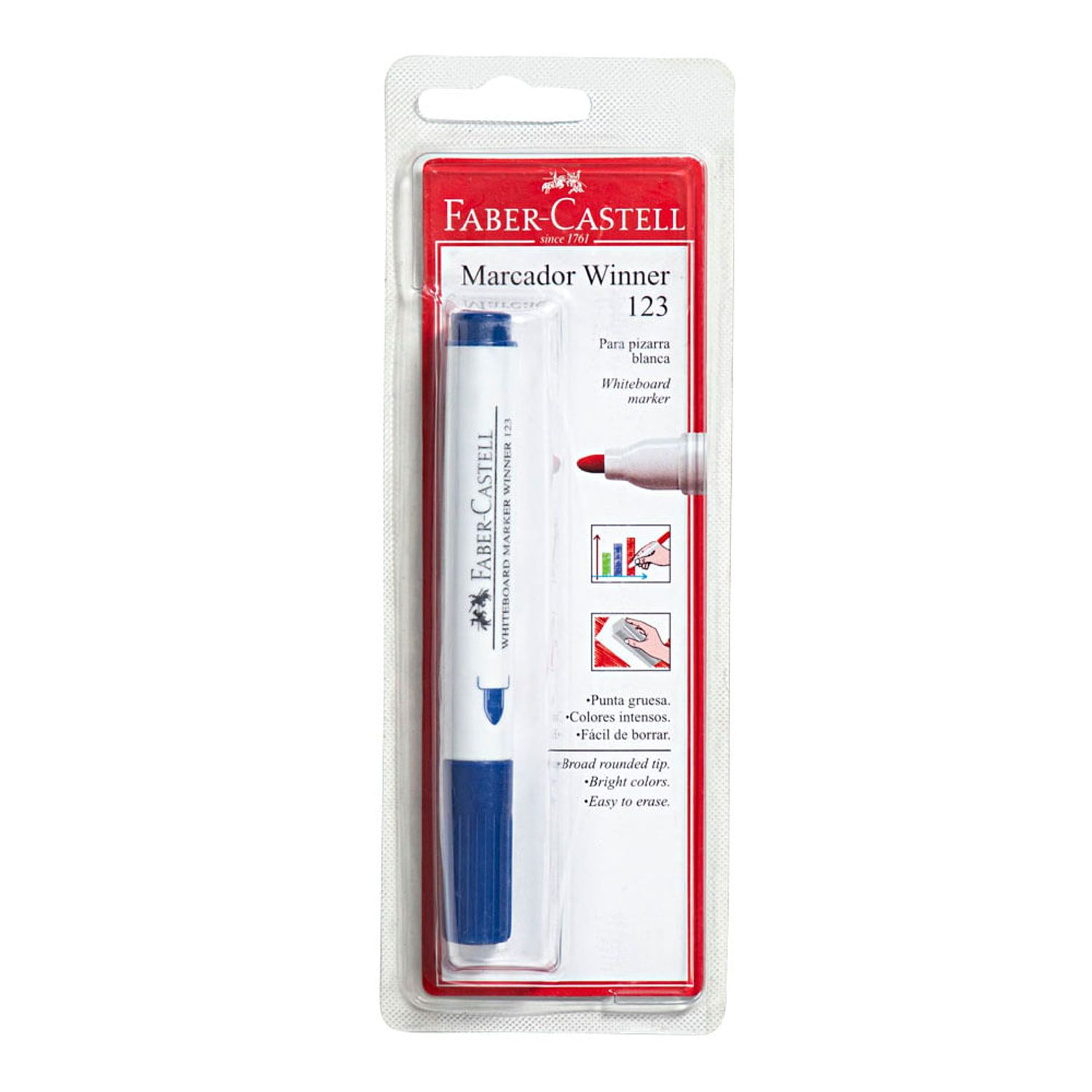 Marcador permanente blanco – Faber-Castell Perú