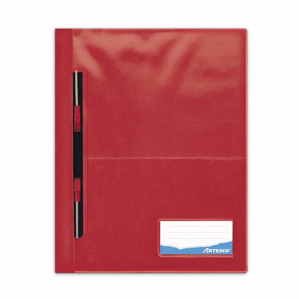 Folder ARTESCO A4 Tapa Transparente C/Gusano