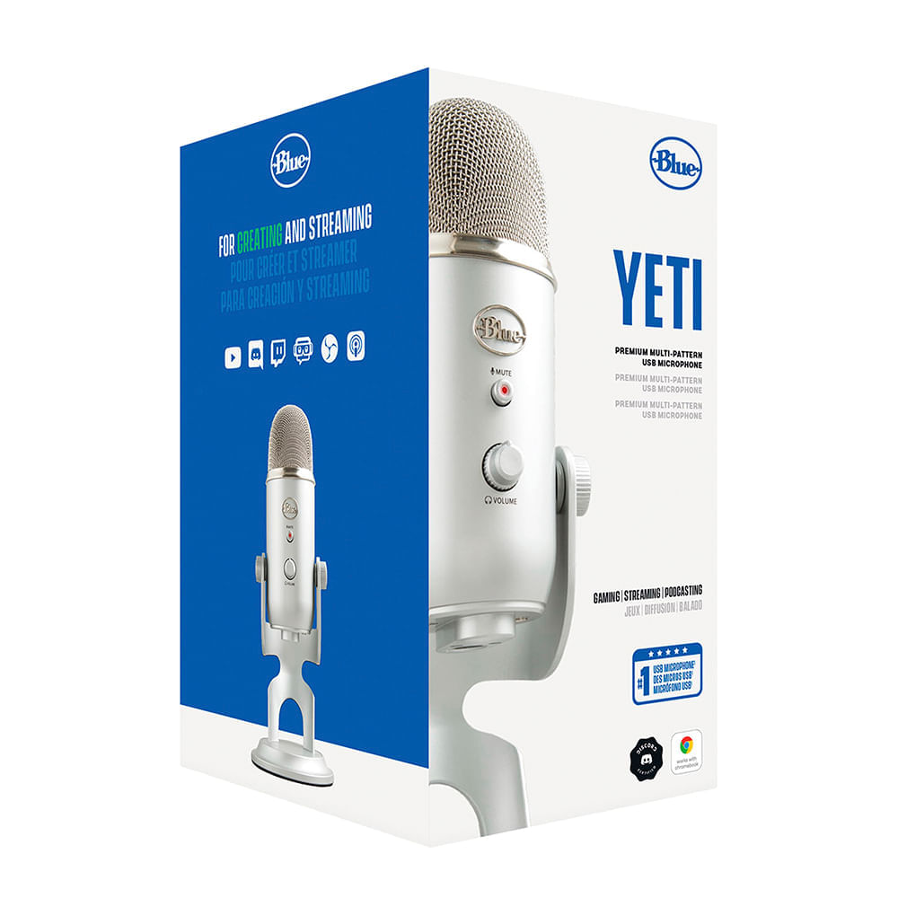 BLUE Yeti USB Streaming Microphone - Silver