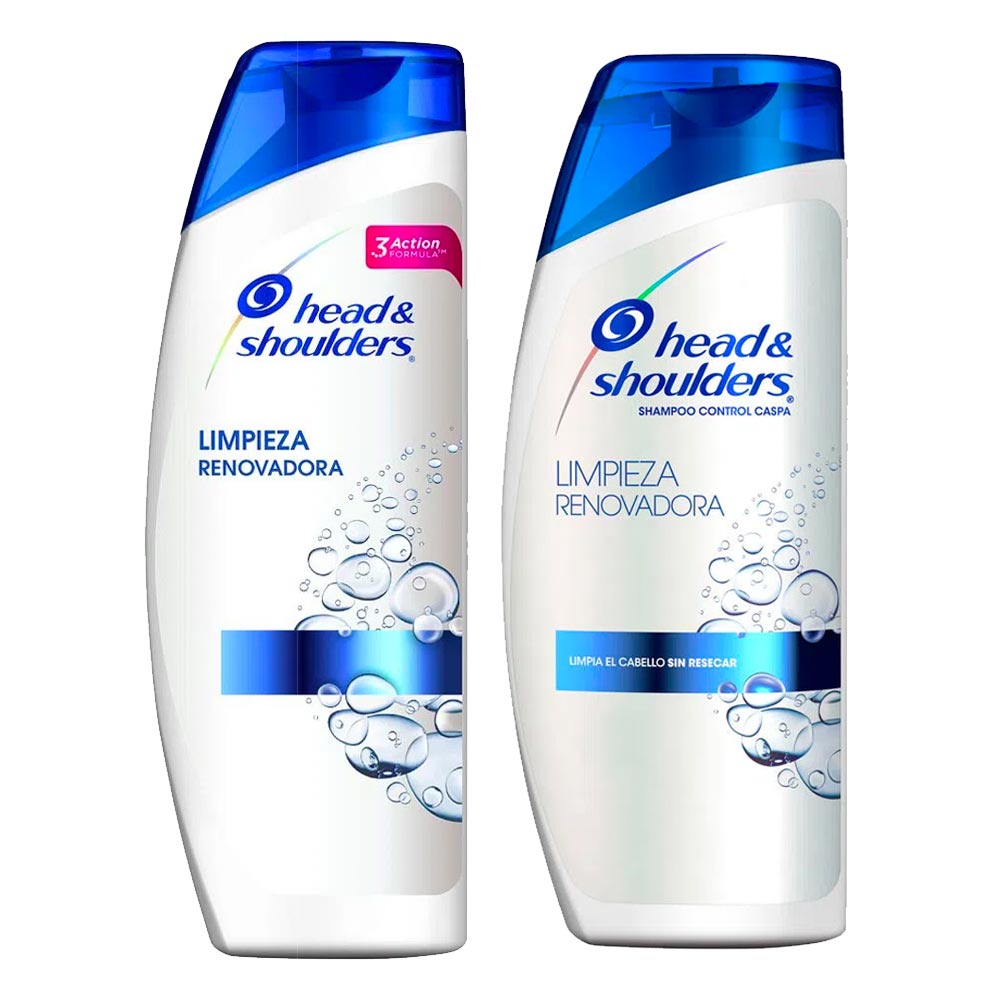 Pack Shampoo HEAD & SHOULDERS Limpieza Renovadora Frasco 375ml + Shampoo  HEAD & SHOULDERS Limpieza Renovadora Frasco 650ml - Oechsle