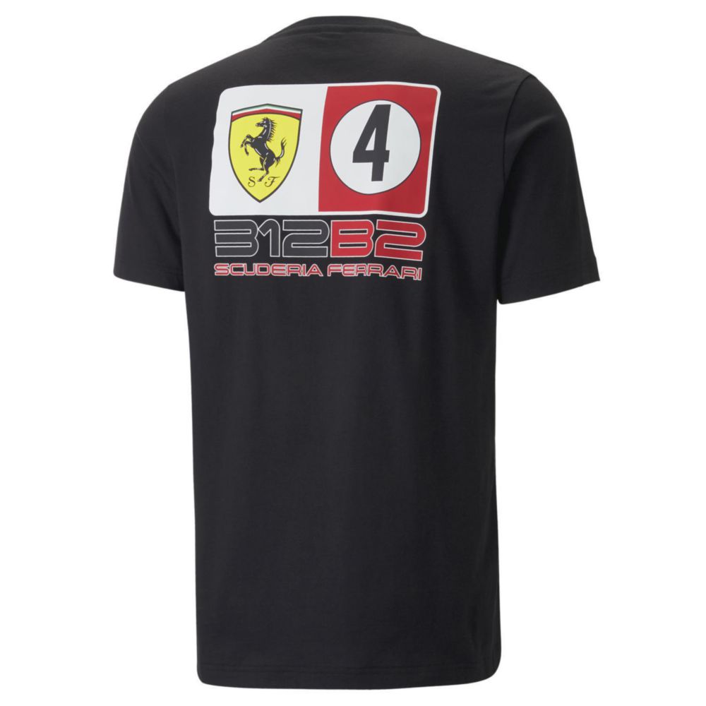 Comprar Camiseta Scuderia Ferrari Race Logo Negra. Disponible en negro,  hombre